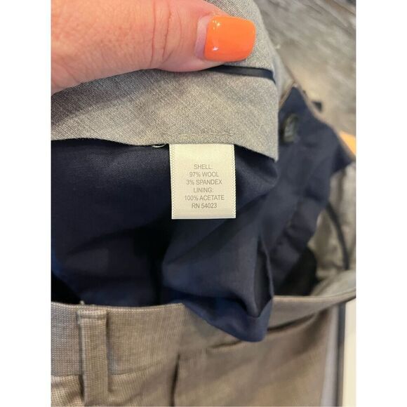 Banana Republic Classic Fit Gray Brown Dress Pants sz 31/32 NWT - Picture 8 of 8